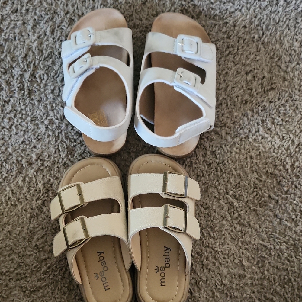 Toddler Girls Tan Sandals Size 11